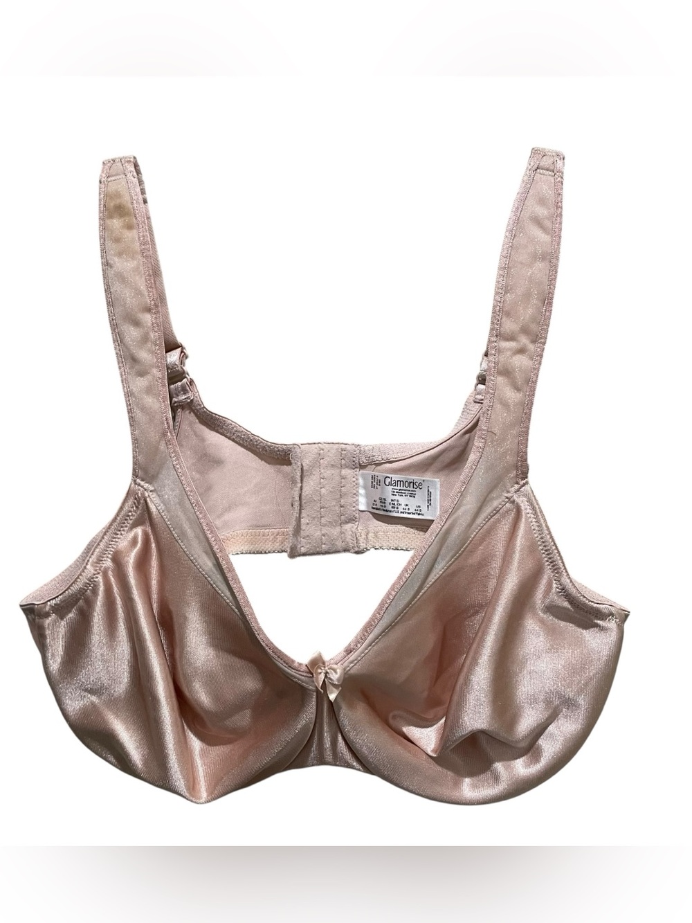 Glamorise Full Coverage Underwire Support Bra Beige Nude Women’s Size 44B